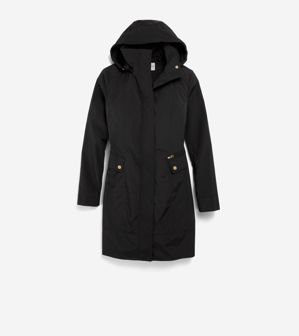 COLE HAAN SIGNATURE PACKABLE HOODED RAIN
